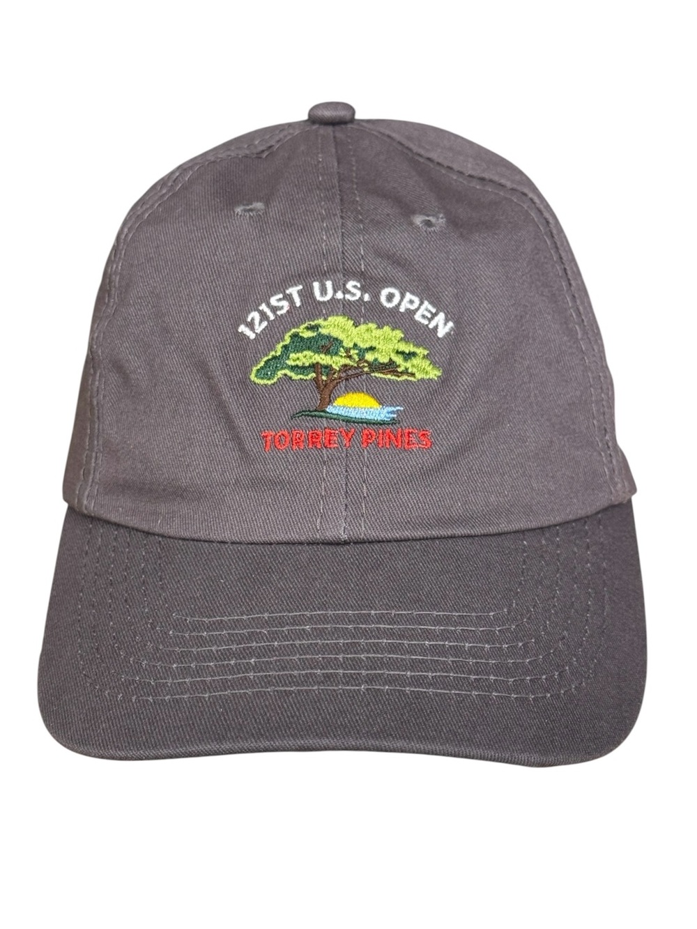New 121st US Open Torrey Pines USGA Member PGA Grey Strapback Golf Hat Cap